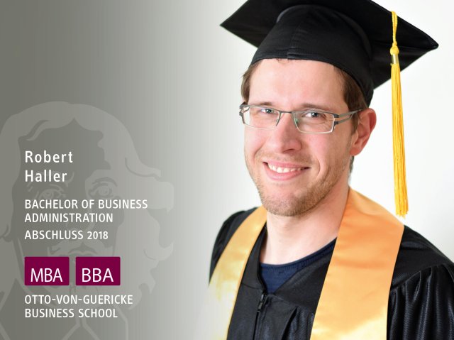 Robert Haller (BBA-Abschluss 2018)